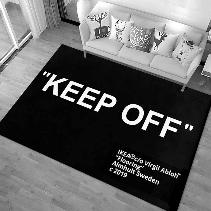 Commercial Printing Format - Keep Off Area Rugs 3D Printed