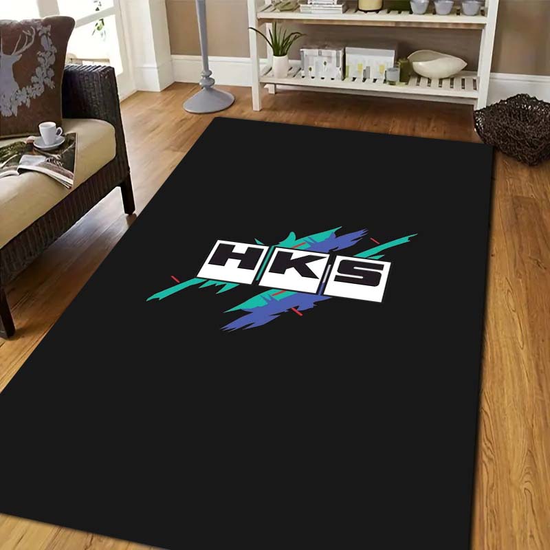 Commercial Printing Format - 3D Racing H-HKS Print Area Rug