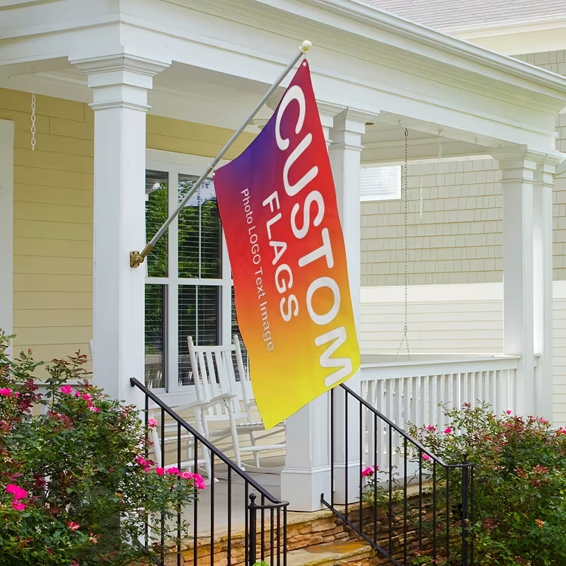 Custom Flag Banner Commercial  - Commercial Printing Shop review and price