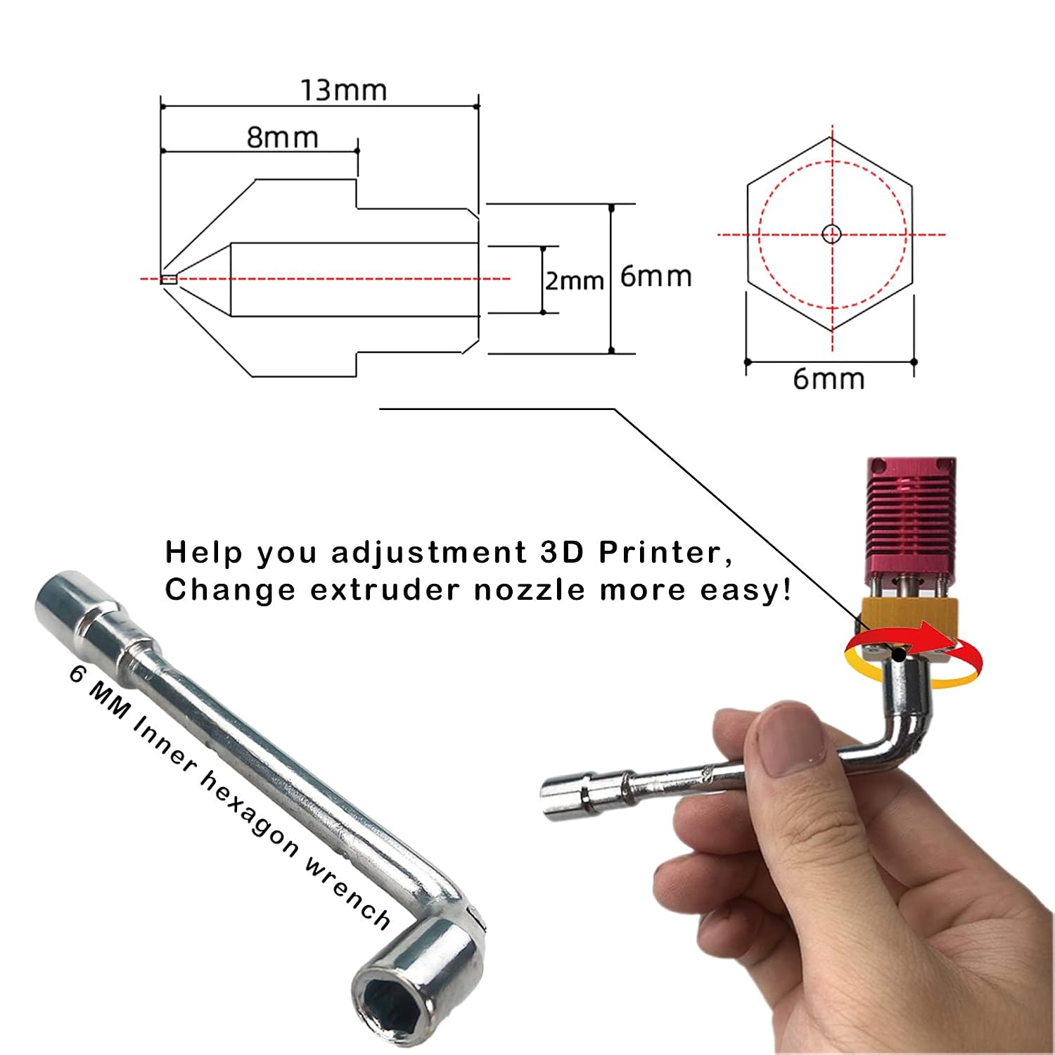 CREALITY 20 Pcs MK8 Brass Nozz - Creality Printer Ender 3 review and price