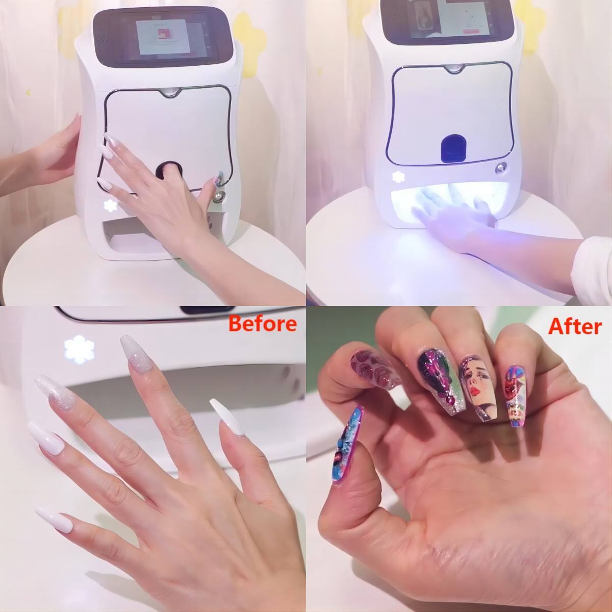 Automatic Smart DIY Digital Na - Commercial Nail Printing Machine review and price