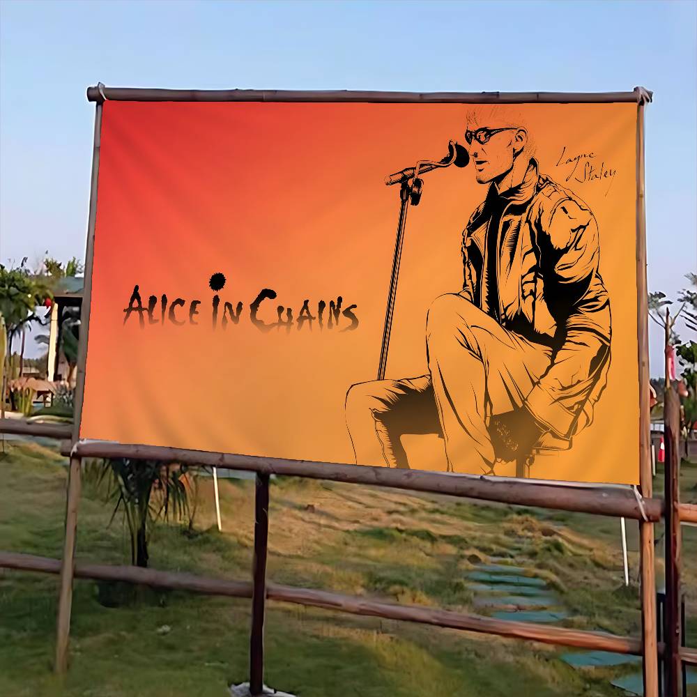 Retro Music Alice In Chains Ad - Commercial Printing Companies Usa review and price