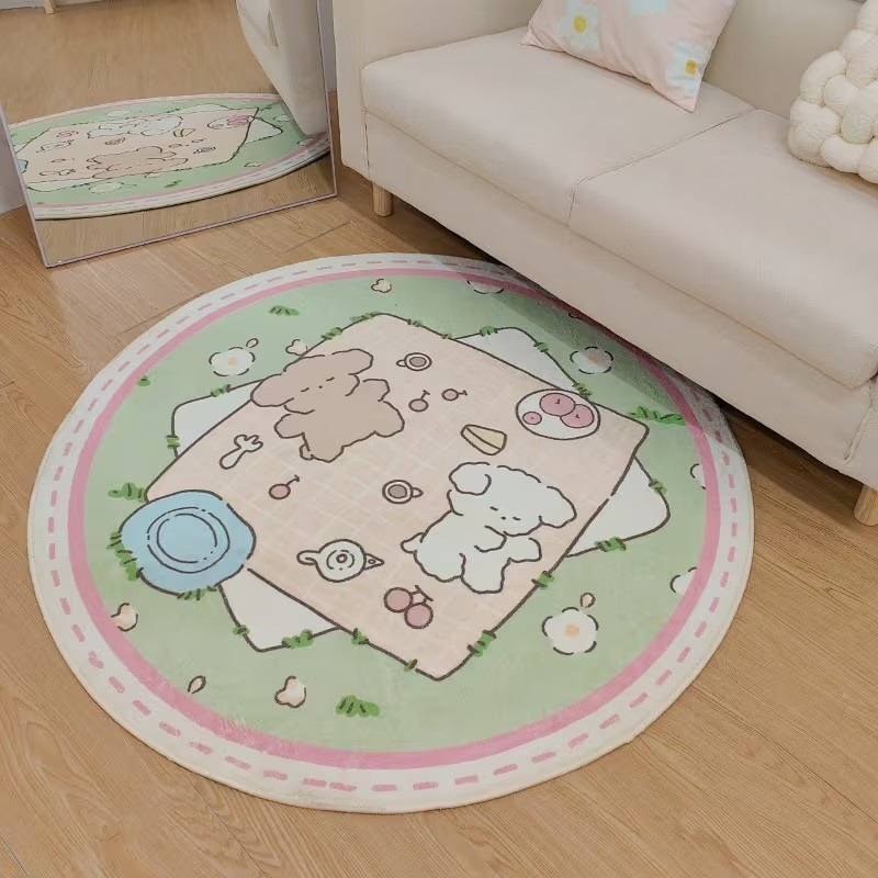 Cute Rabbit Bear Cake Print Ro - Commercial Printing Format review and price