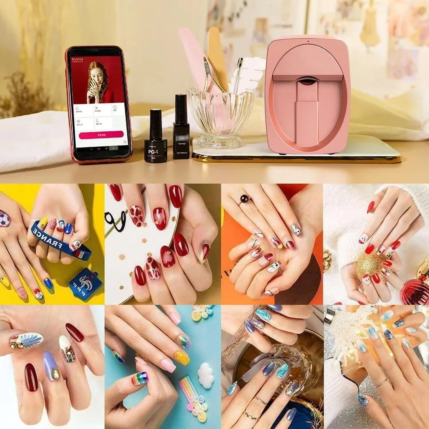 O2nails Portable M1 Nail Print - Commercial Nail Printing Machine review and price