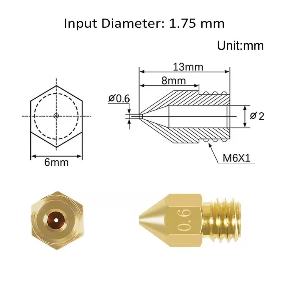 0.4mm MK8 Extruder Nozzle 3D P - Creality Printer Ender 3 review and price