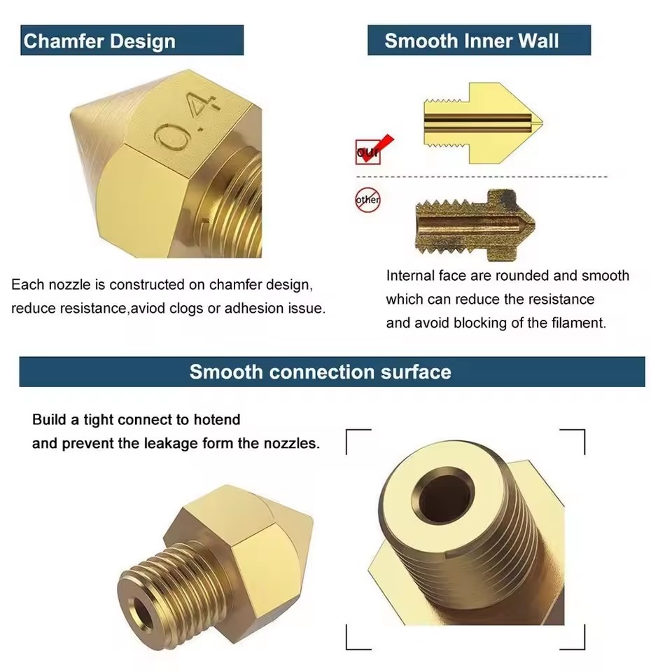 0.4mm MK8 Extruder Nozzle 3D P - Creality Printer Ender 3 review and price