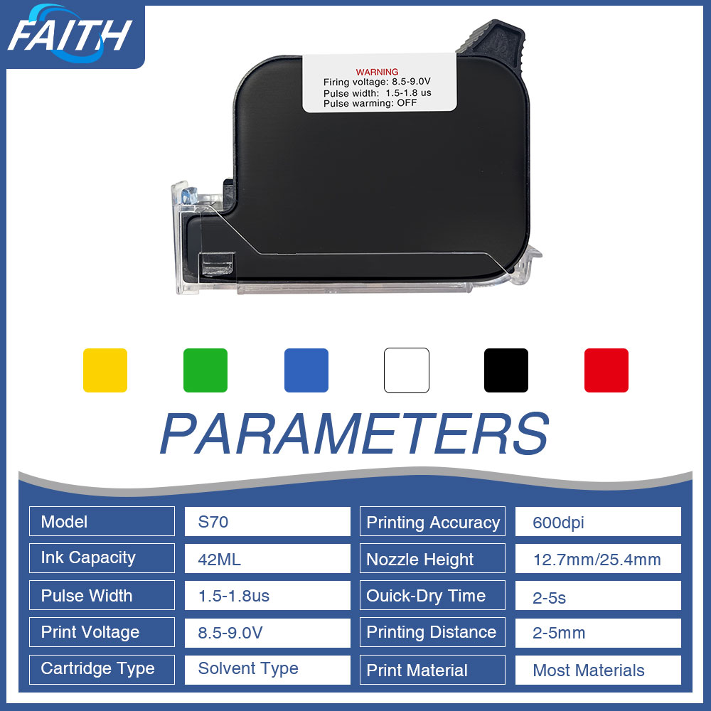 Faith 6 Pieces Ink Cartridge I - Eco Solvent Ink Cartridge review and price