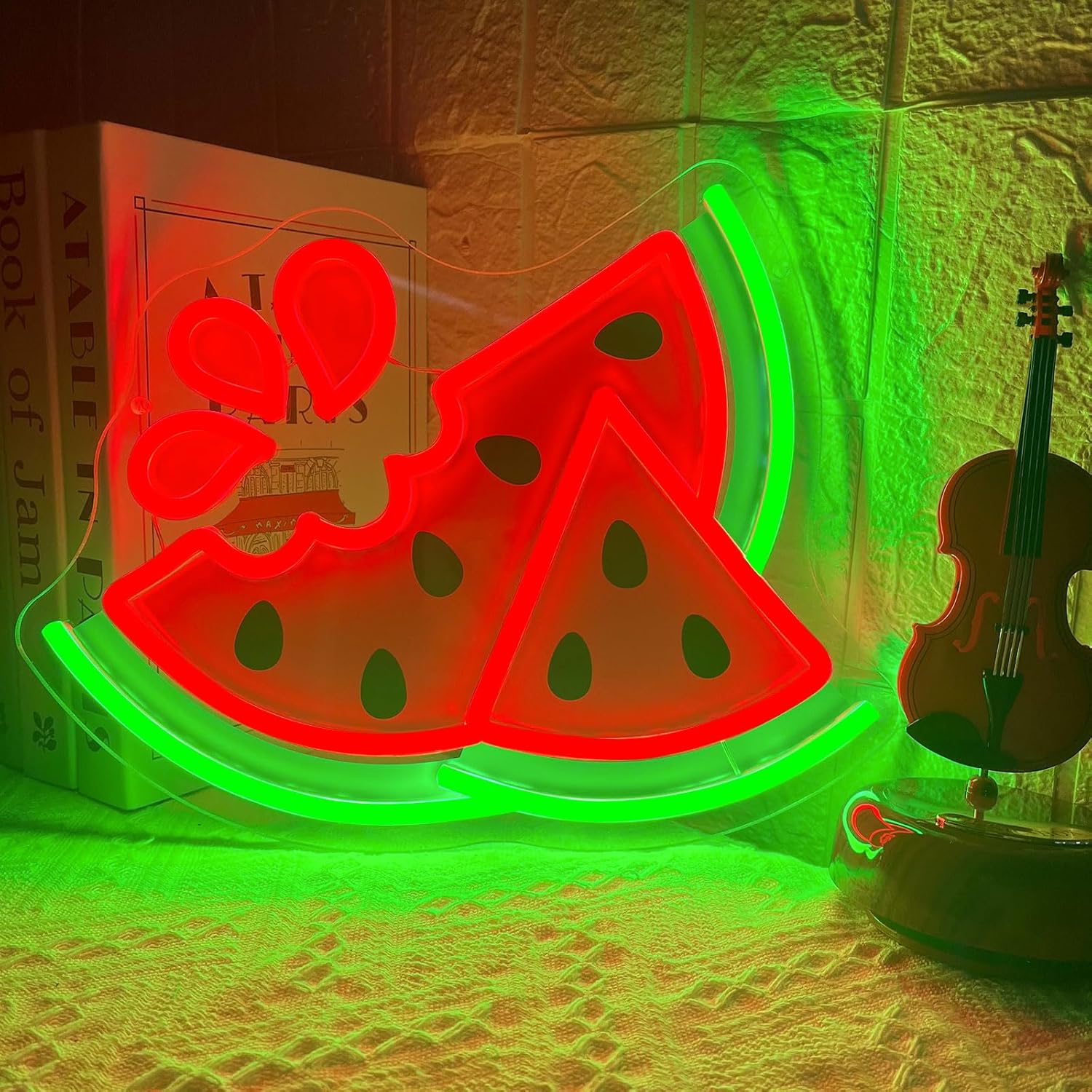 Watermelon Neon Sign UV Print  - Commercial Printing Shop review and price