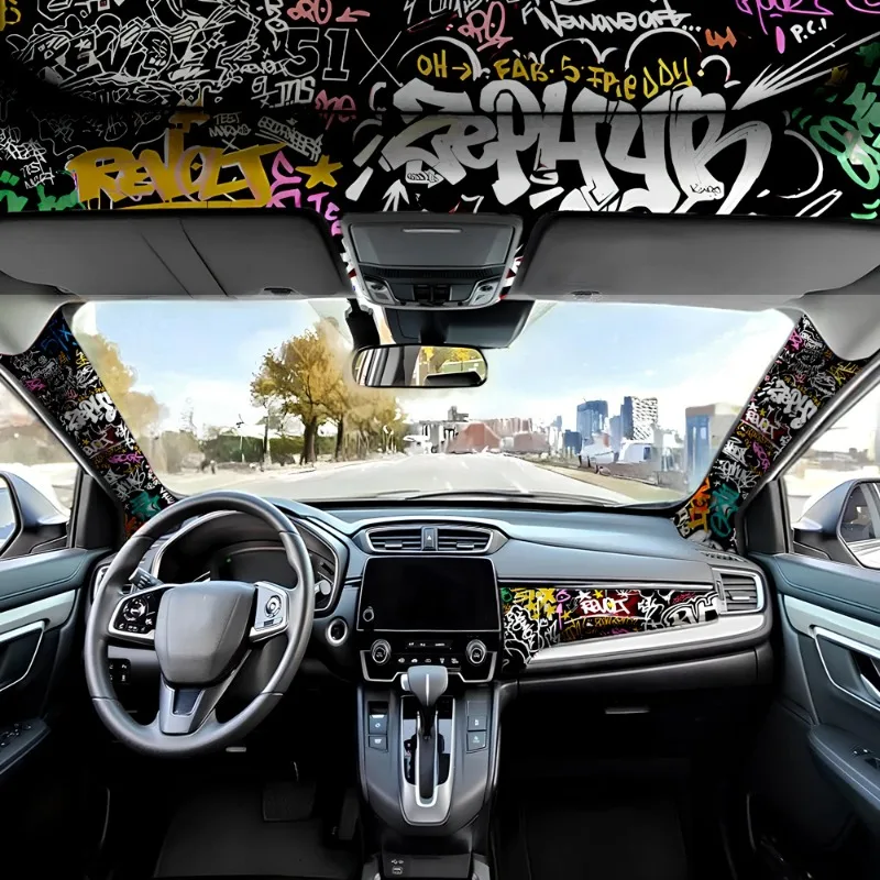 Graffiti Pattern Car Interior  - Embroidery Digitizing Software review and price